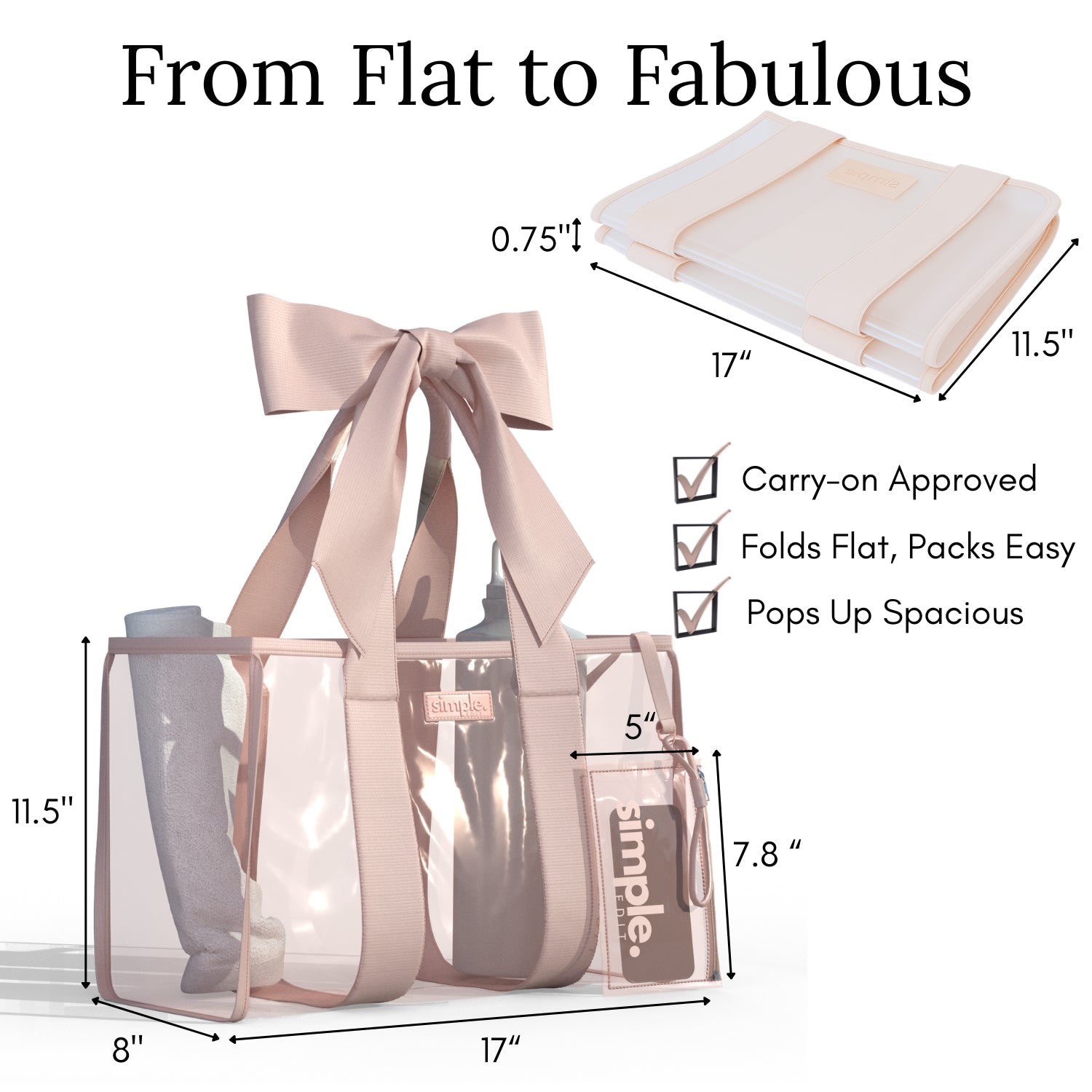 Jelly Tote BowMe Bag | Water-Resistant, Sandproof, Lightweight Carryall for Beach, Pool & Travel